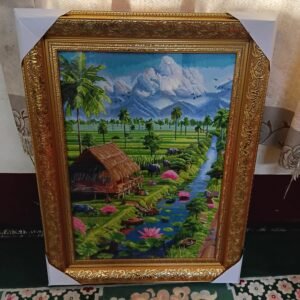 ຮູບພາບຕິດຝາເຮືອນຕົບແຕ່ງຮືອນຂະໜາດ60cm×80cm